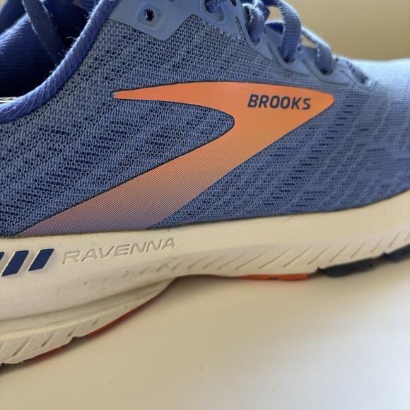 Brooks Womens Ravenna 11 Blue/Coral Running Shoes Size 9 - Picture 9 of 11